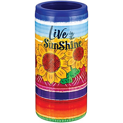 slide 1 of 1, Haven & Key Sun Shine Sunflower Slim Can Cooler, 1 ct