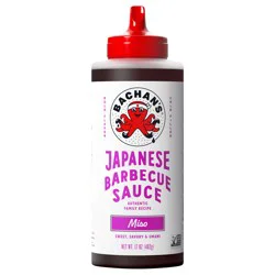 Bachan's Miso Japanese BBQ Sauce, 17oz Bottle - Bold, Fresh, Umami Flavor