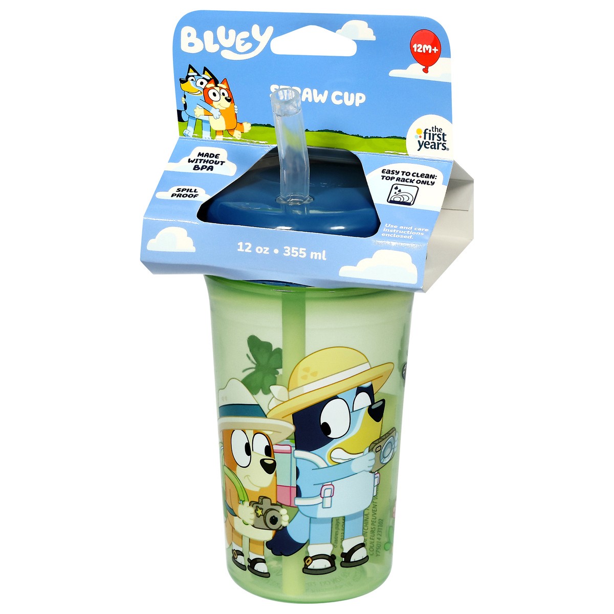 slide 8 of 11, The First Years Bluey Straw Cup 1 ea, 1 ct