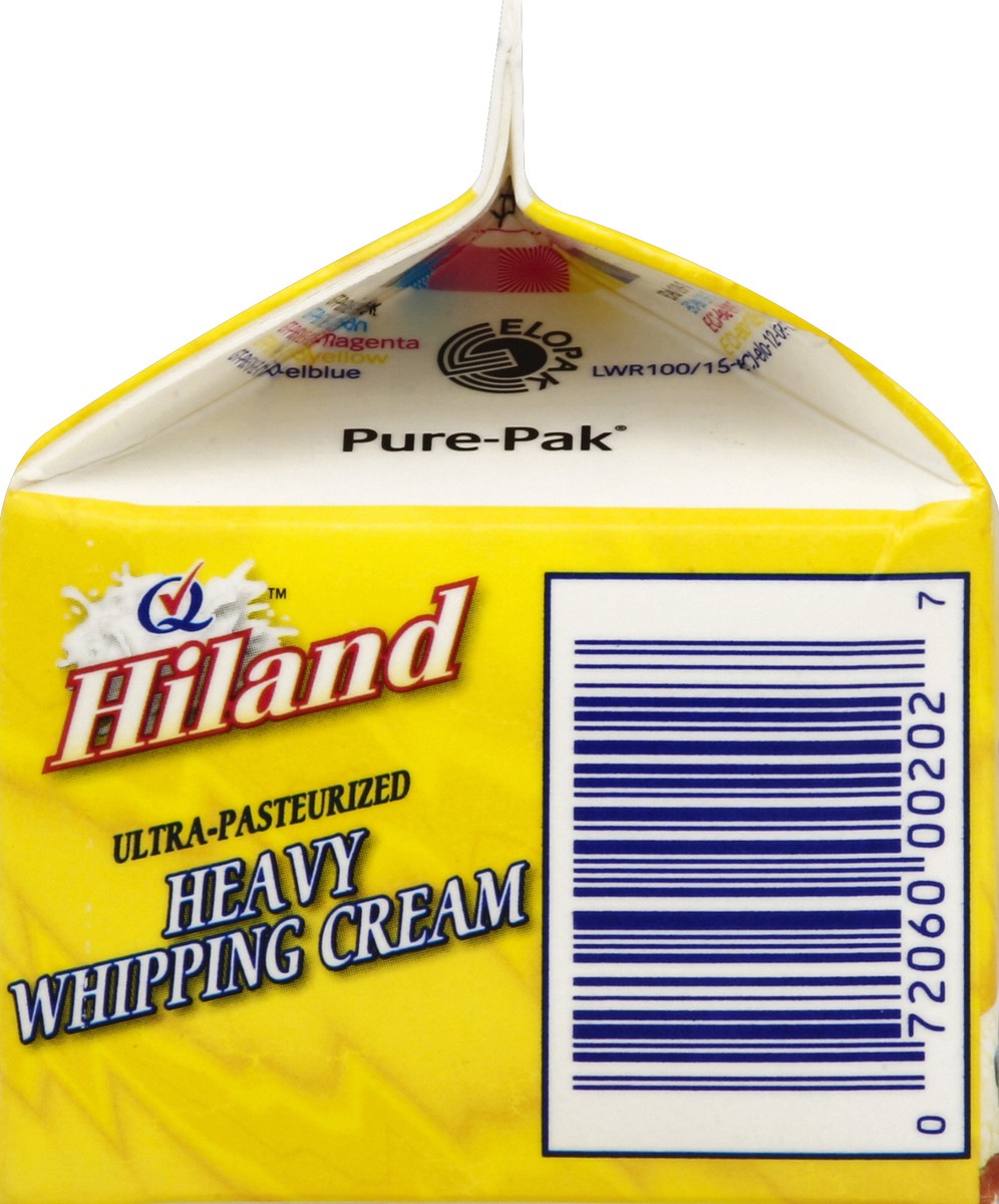 slide 3 of 6, Hiland Dairy Whipping Cream 0.5 pt, 1/2 pint