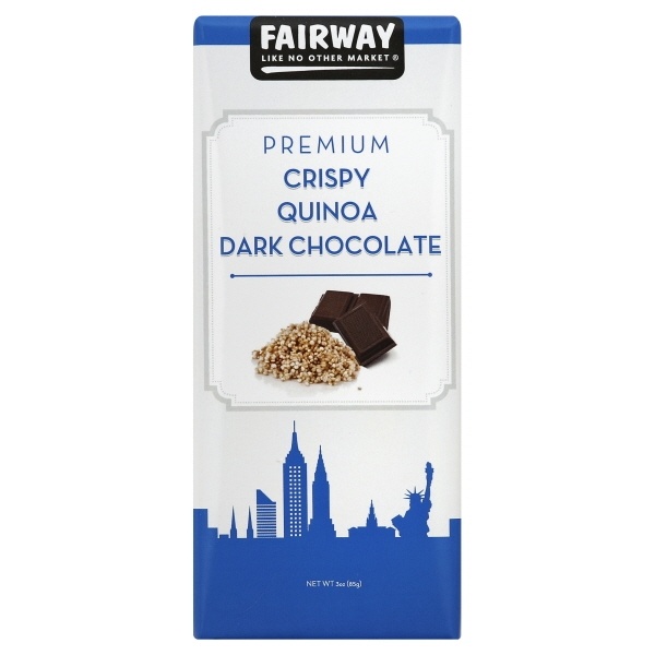 slide 1 of 1, Fairway Bar Dark Chocolate Quinoa, 3 oz