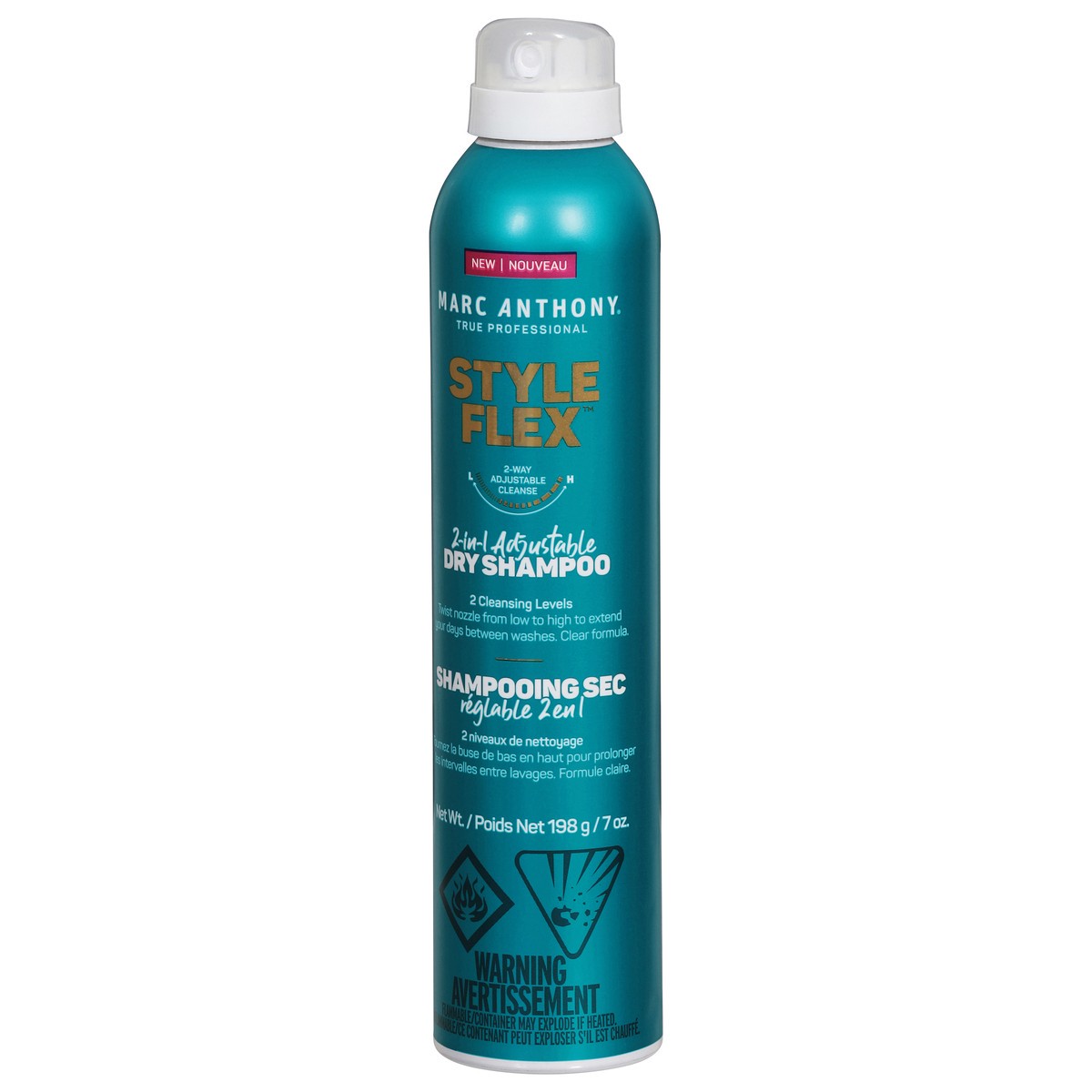 slide 10 of 13, Marc Anthony True Professional Style Flex 2-In-1 Adjustable Dry Shampoo, 7 oz