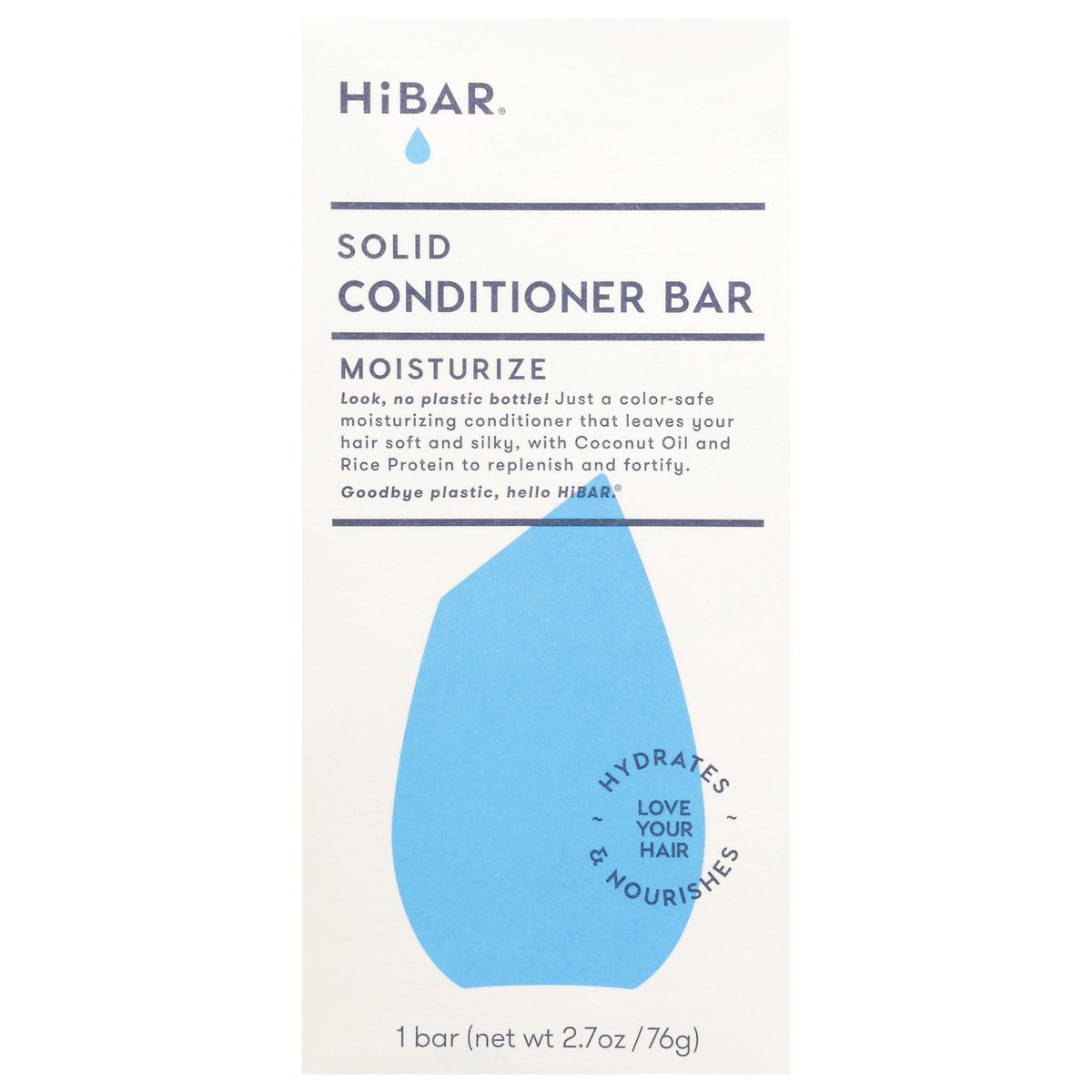 slide 1 of 1, HiBar Moisturize Solid Conditioner Bar 1 ea,
