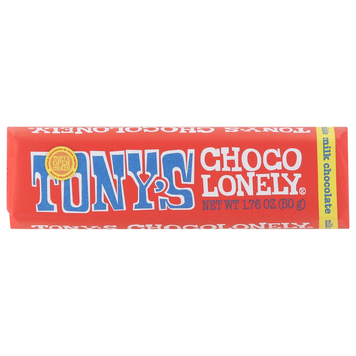 slide 1 of 14, Tony's Tonys Chocolonely Bar Milk Chocolate, 1.8 oz
