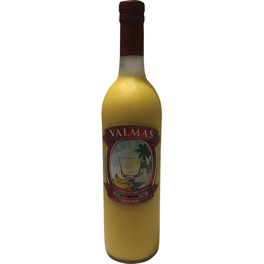 slide 1 of 1, Valmas Banana Cremas, 750 ml