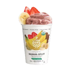 Live More Org Smoothie Cup Banana