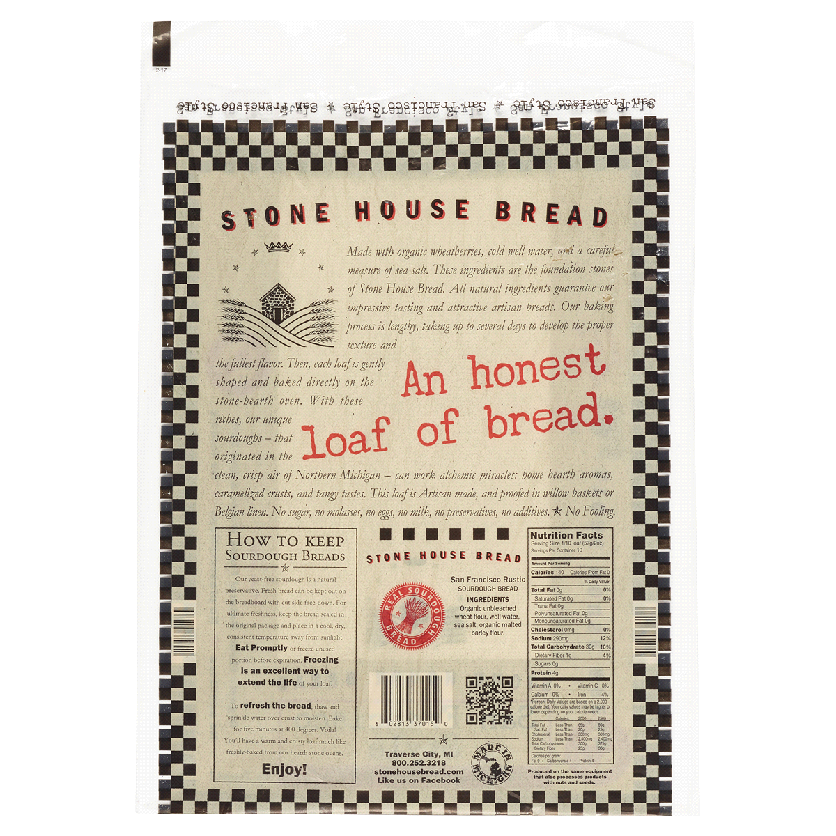 slide 2 of 2, Stone House Bread Stone House Sourdough Bread, San Francisco Style, 20 oz, 20 oz