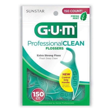 slide 1 of 1, G-U-M Eez-Thru Flosser, 150 ct