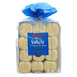 Hy-Vee Brown & Serve White Dinner Rolls 12 Count