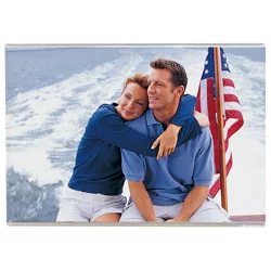 Pinnacle Malden Horizontal Bent Clear Acrylic Photo Frame 6x4