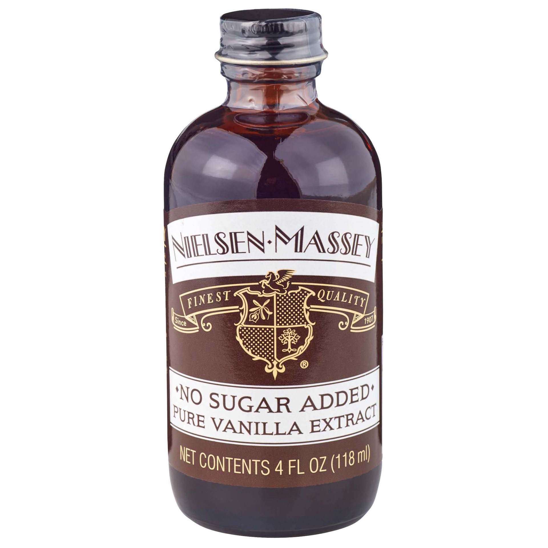 slide 1 of 1, Nielsen-Massey No Sugar Added Pure Vanilla Extract, 4 oz