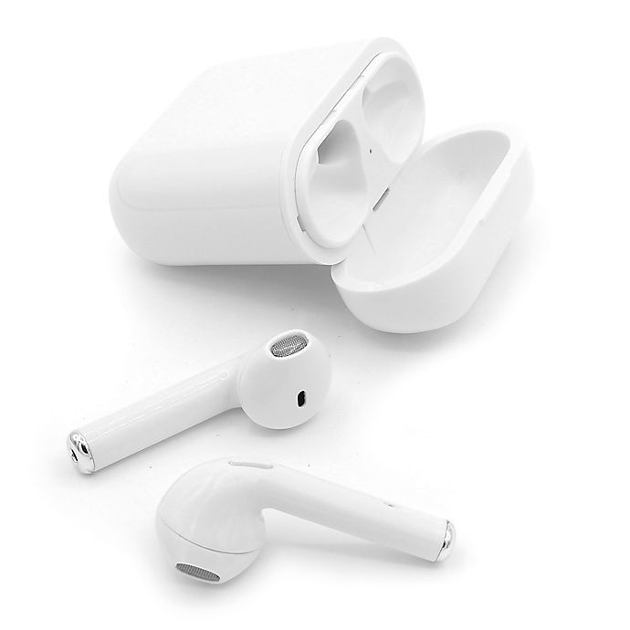 slide 1 of 1, Sharper Image True Wireless Ear Buds - White, 1 ct