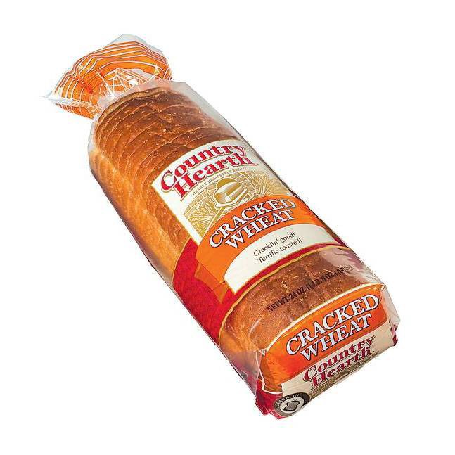 slide 2 of 4, Country Hearth Cracked Wheat Bread - 24oz, 24 oz