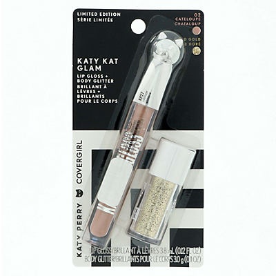 slide 1 of 1, Covergirl Katy Kat Glam Lip Gloss & Body Glitter Cateloupe, 1 ct