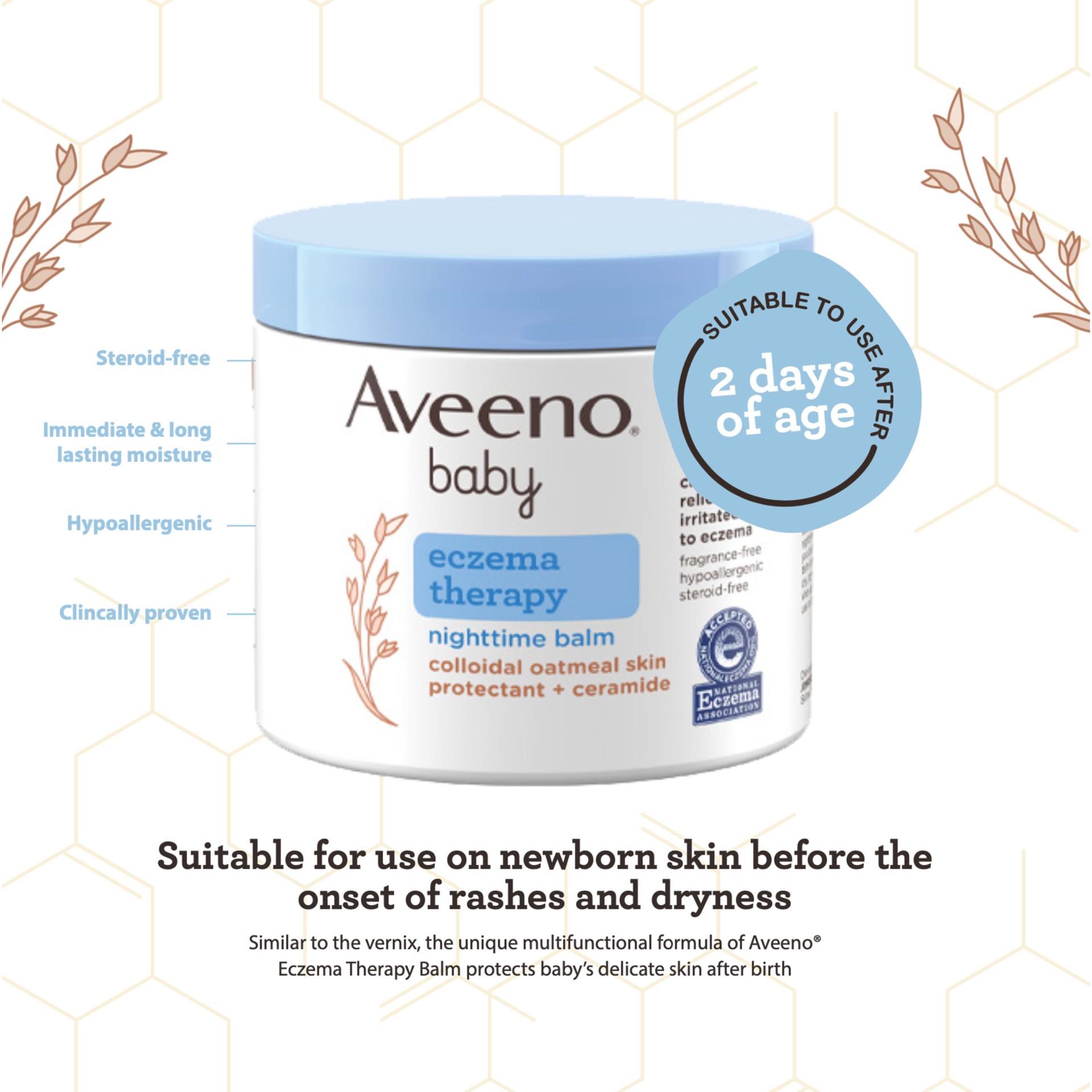 slide 3 of 10, Aveeno Eczema Therapy Nighttime Balm, 11 Oz, 11 oz