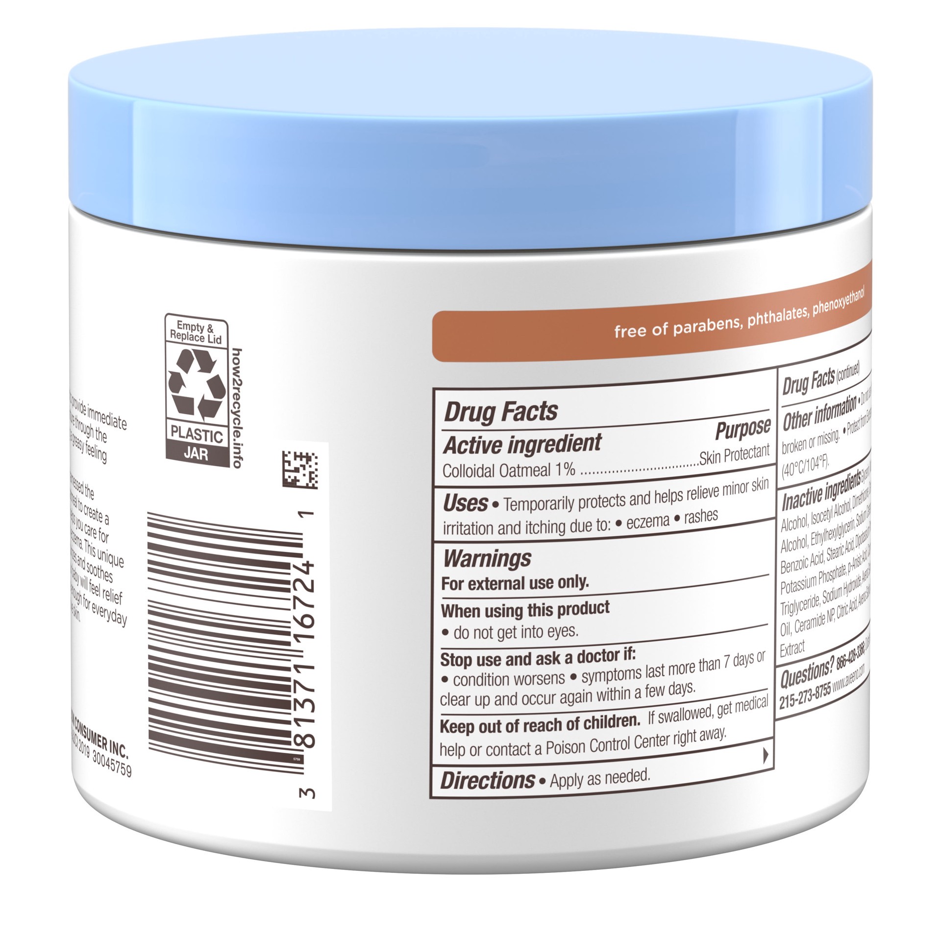 slide 10 of 10, Aveeno Eczema Therapy Nighttime Balm, 11 Oz, 11 oz