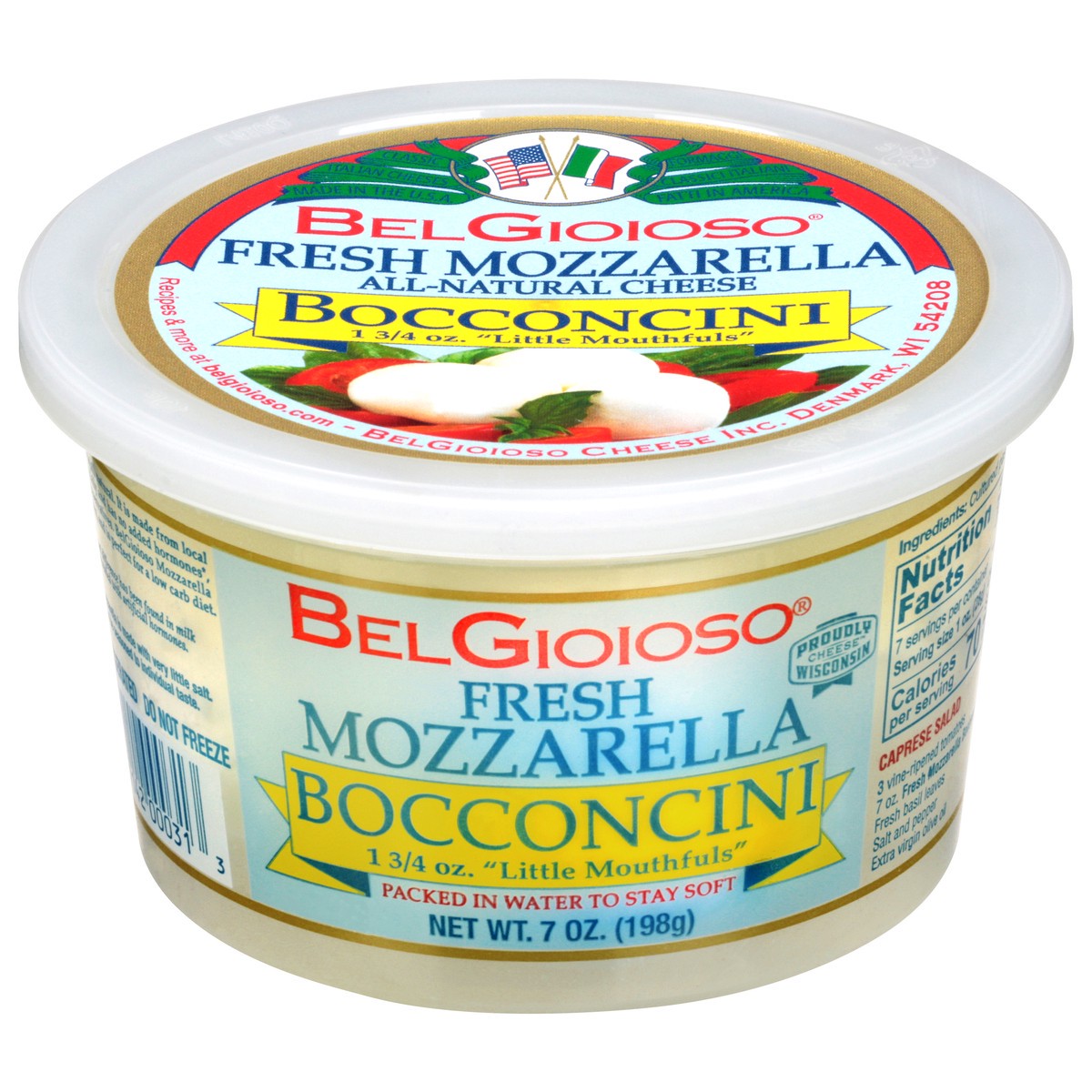 slide 1 of 9, BelGioioso Fresh Mozzarella Bocconcin, 7 oz