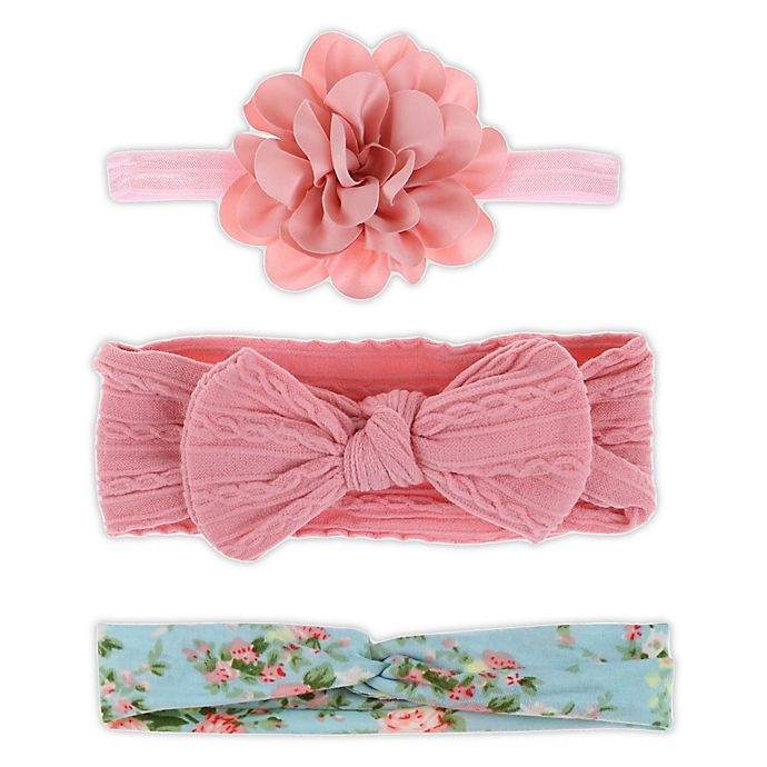 slide 1 of 2, Capelli New York Flower/Bow/Knot Headbands, 3 ct