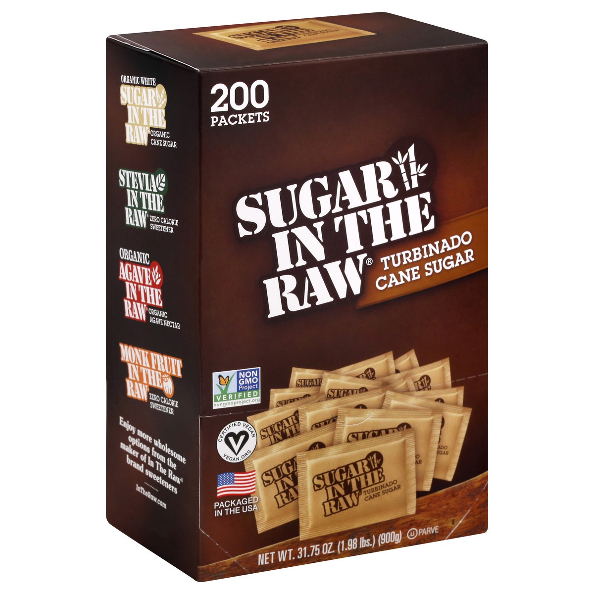 slide 7 of 9, Sugar in the Raw Turbinado Cane Sugar 200 ea, 200 ct