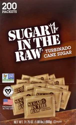 Sugar In The Raw Turbinado Cane Sugar 200 ea