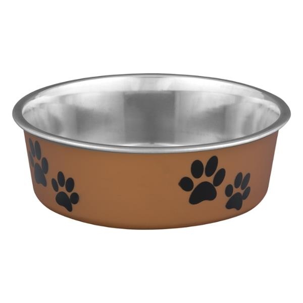 slide 1 of 1, Loving Pets Bella Bowl Small Copper, 1 ct