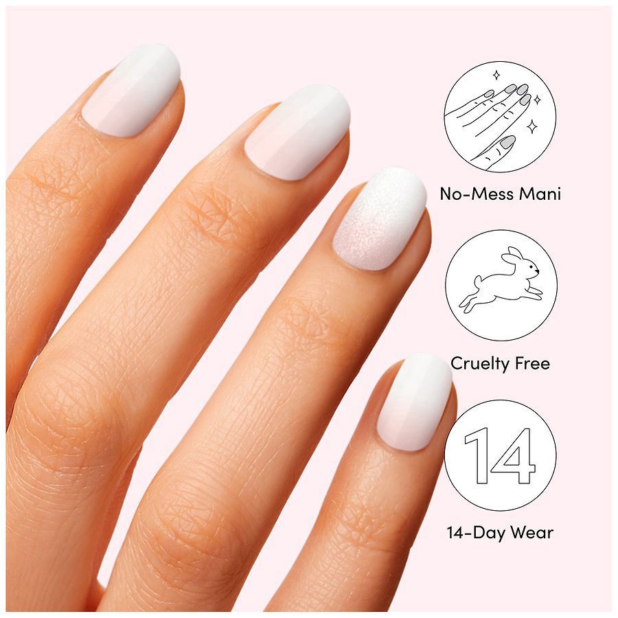 slide 4 of 5, Dashing Diva Glaze Gel Nail Strips - Luxe Expensive, 1 ct