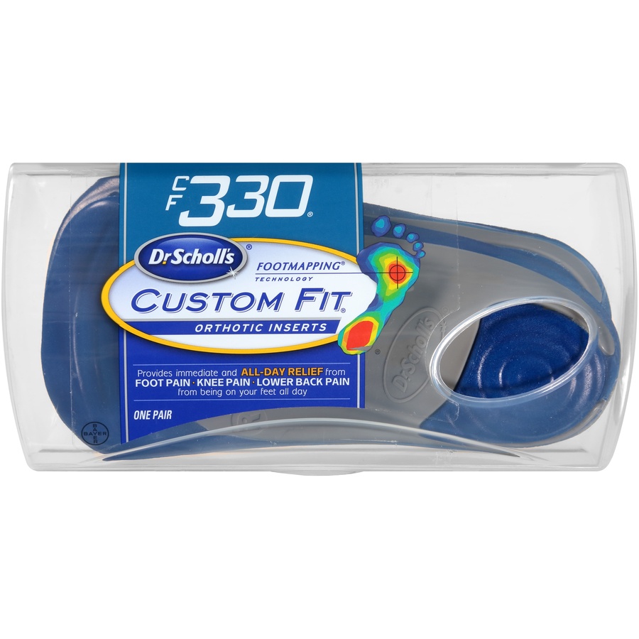 slide 1 of 2, Dr. Scholl's Custom Fit CF330 Orthotic Inserts, 1 pair