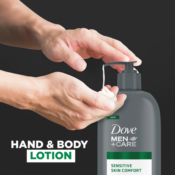 slide 13 of 25, Dove Men+Care Calming Hand & Body Lotion, 13.5 oz, 1 ct