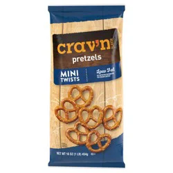 Crav'n Flavor Mini Twists Pretzels 16 oz