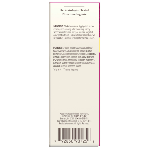 slide 20 of 22, Burt's Bees Renewal Dark Spot Corrector 1 fl oz, 1 oz