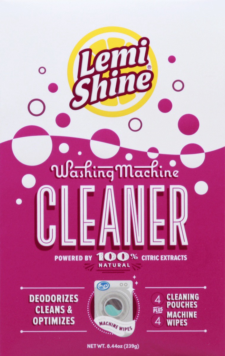 slide 4 of 5, Lemi Shine Washing Machine Cleaner 8.44 oz, 4 ct