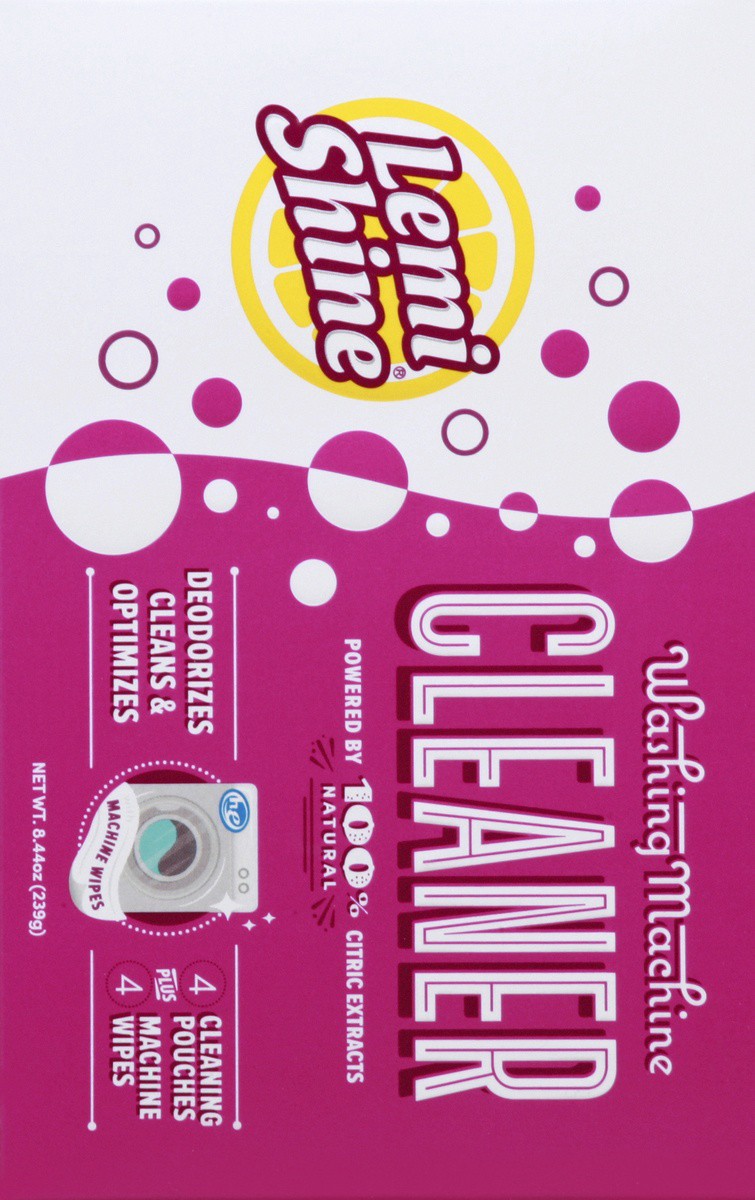 slide 5 of 5, Lemi Shine Washing Machine Cleaner 8.44 oz, 4 ct