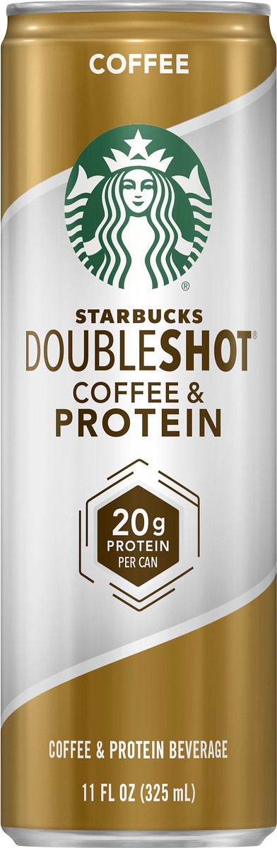 slide 3 of 7, Starbucks Doubleshot Coffee & Protein Beverage 11 oz, 11 oz