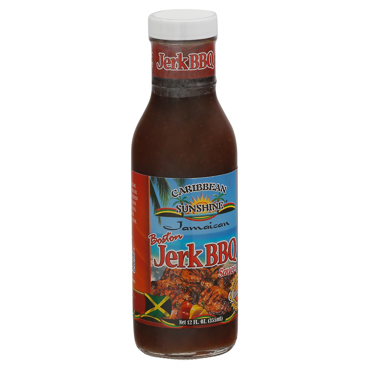 slide 8 of 9, Caribbean Sunshine Jamaican Boston Jerk Bbq Sauce 12 fl oz Bottle, 12 fl oz