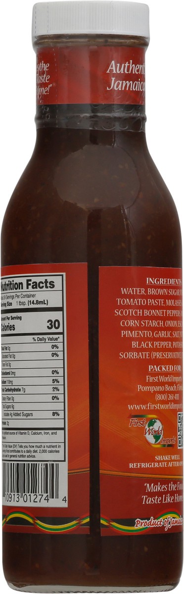 slide 4 of 9, Caribbean Sunshine Jamaican Boston Jerk Bbq Sauce 12 fl oz Bottle, 12 fl oz