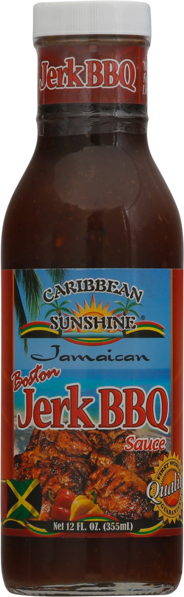 slide 2 of 9, Caribbean Sunshine Jamaican Boston Jerk Bbq Sauce 12 fl oz Bottle, 12 fl oz