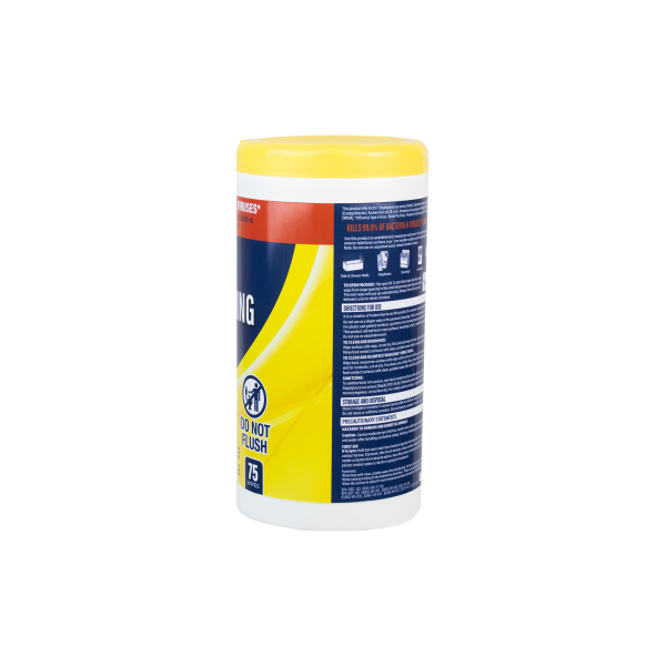 slide 21 of 22, Meijer Disinfecting Wipes, Lemon Scent, 75 ct