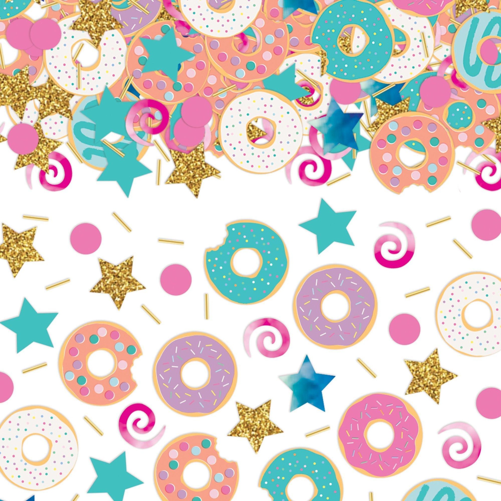 slide 1 of 1, Party City Donut Party Confetti, 1 ct