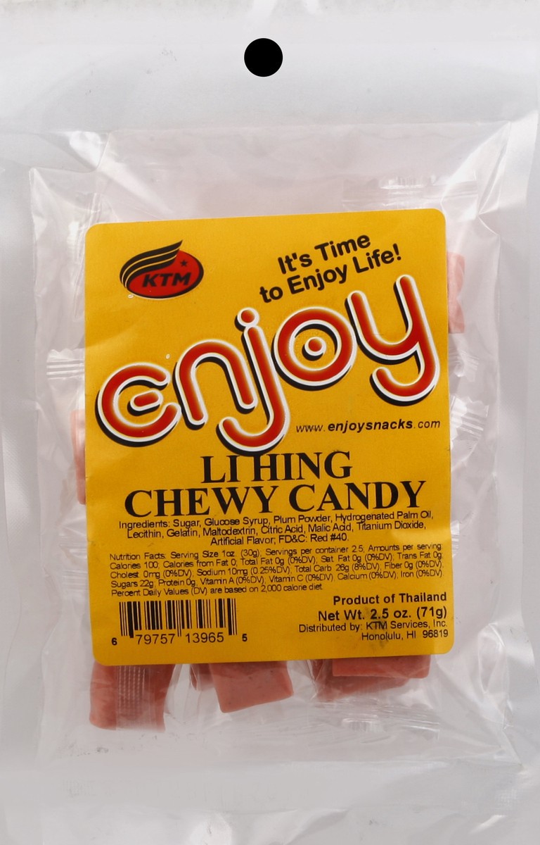 slide 1 of 3, Enjoy Li Hing Chewy Candy - 2.5 Oz, 2.5 oz