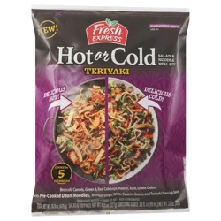 Fresh Express Hot or Cold Teriyaki Salad & Noodle Meal Kit 16.9 oz