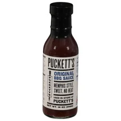 Puckett's Memphis Style Original BBQ Sauce 14 oz