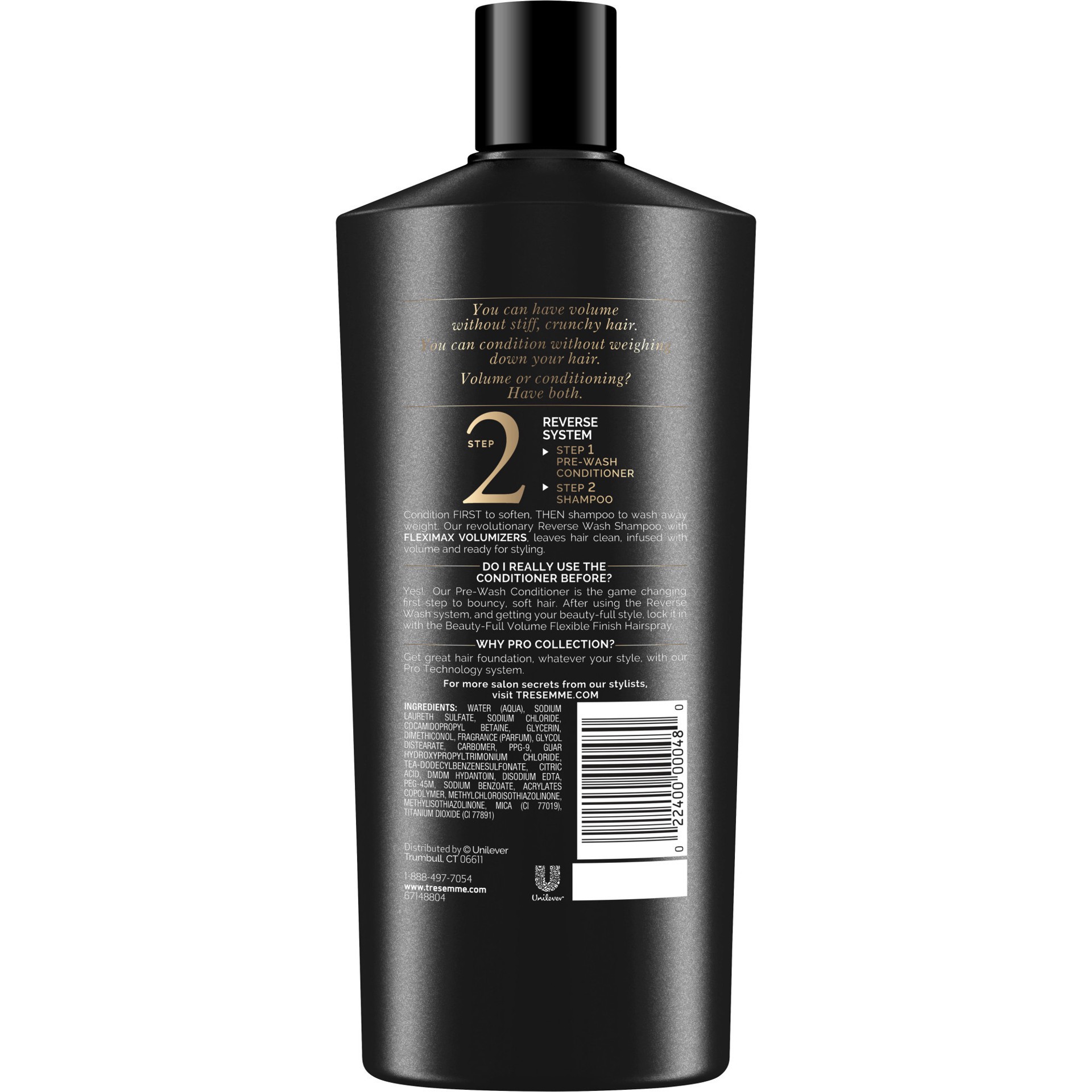 slide 3 of 4, TRESemmé Shampoo Beauty-Full Volume, 22 oz, 22 oz