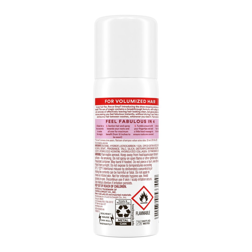 slide 3 of 6, Batiste Dry Shampoo Volumizing Travel Size, 1.06 oz