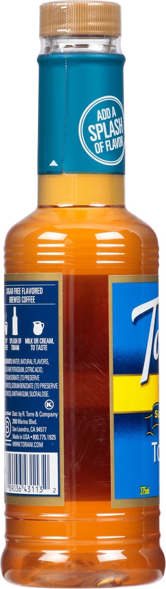 slide 2 of 14, Torani Sugar Free Toffee Nut Syrup 12.7 fl oz, 