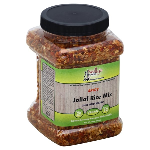 slide 1 of 1, Neilly's Foods Mix Jollof Rice Spcy Ric, 24 oz