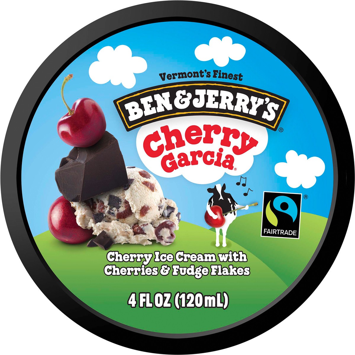 slide 8 of 8, Ben & Jerry's Cherry Garcia Ice Cream, 4 oz, 4 oz