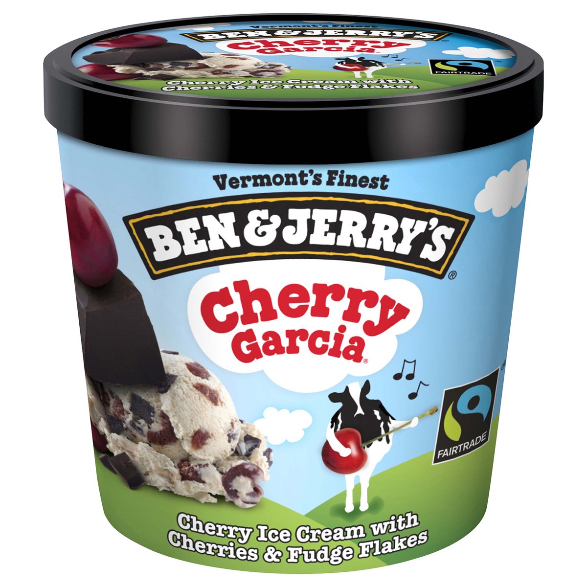 slide 4 of 8, Ben & Jerry's Cherry Garcia Ice Cream, 4 oz, 4 oz