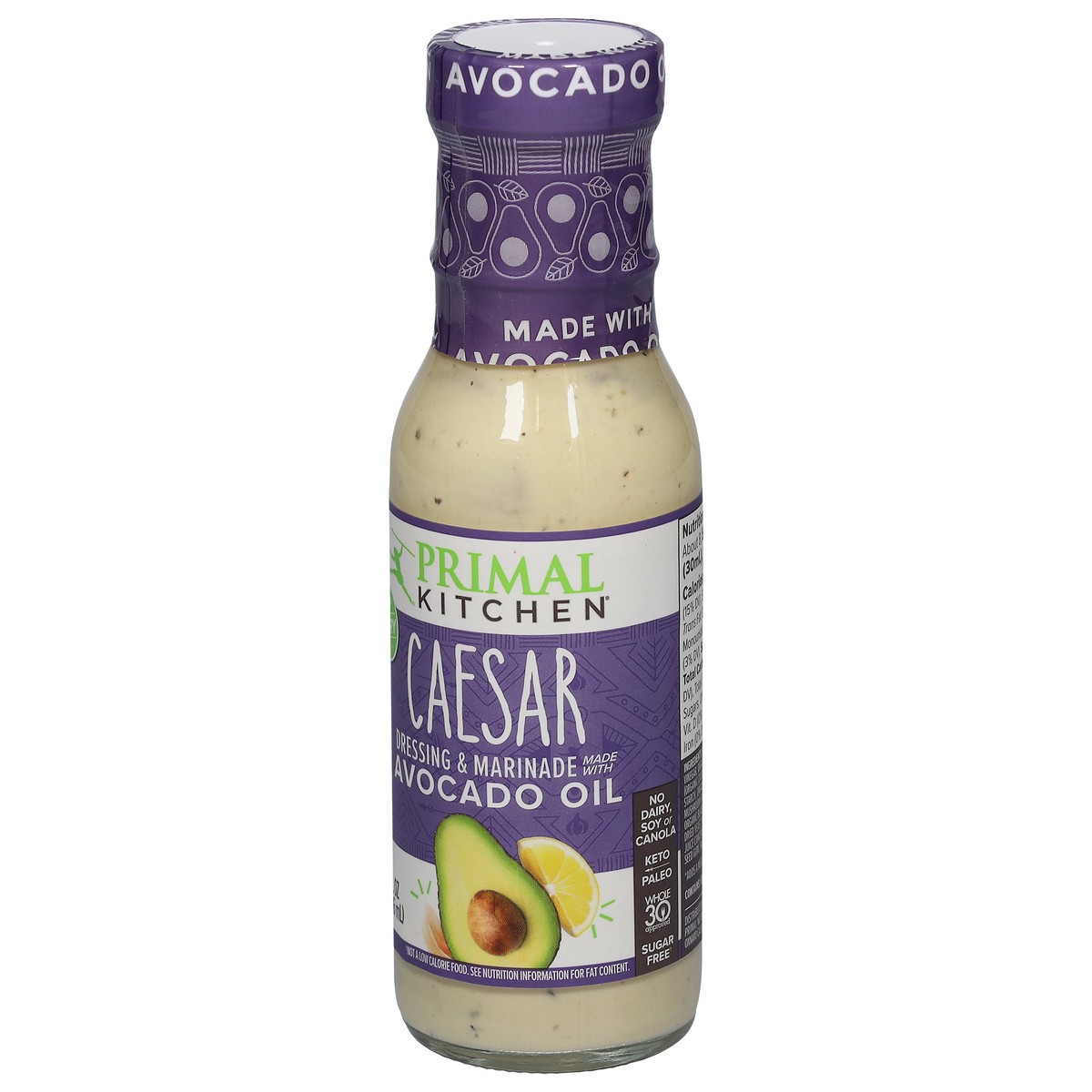 slide 7 of 9, Primal Kitchen Dairy-Free Caesar Dressing with Avocado Oil - 8 fl oz, 8 fl oz