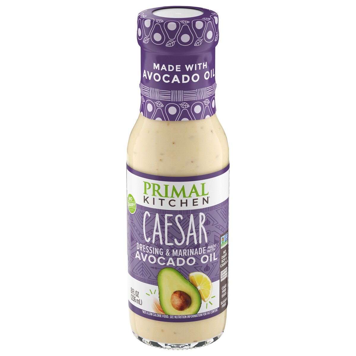 slide 1 of 9, Primal Kitchen Dairy-Free Caesar Dressing with Avocado Oil - 8 fl oz, 8 fl oz