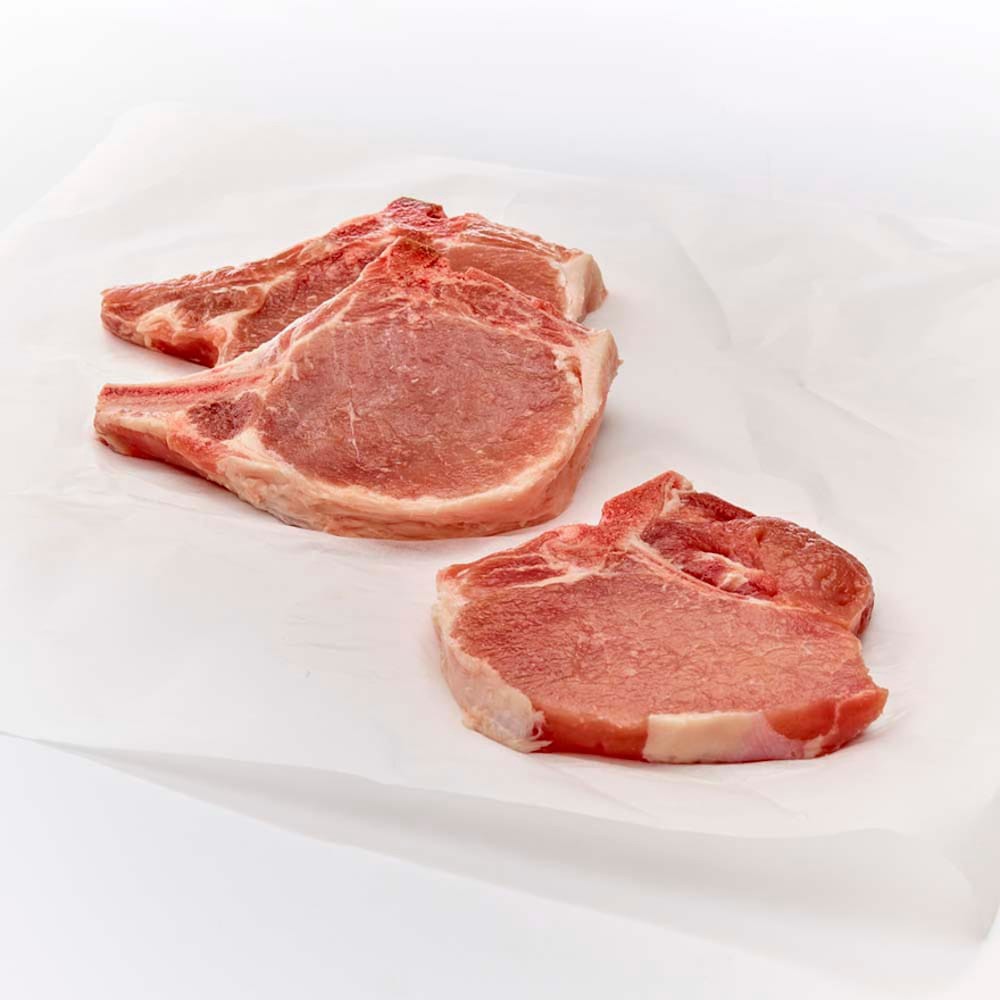 slide 1 of 1, Bone-In Value Pack Pork Chops, per lb